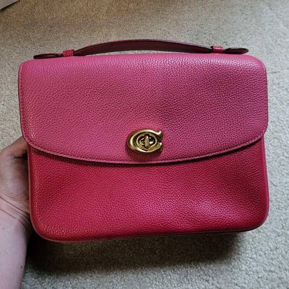 Coach Handbags - Coach Cassie Bright Cherry Pink